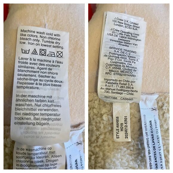 J. Crew superplush Sherpa full zip jacket. Size M. - Picture 15 of 16